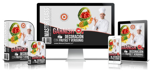 500garnishdecoracionconfrutayverduras